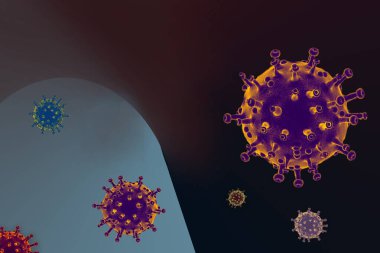 Koronavirüs salgını sağlığı etkiler. Mutant virüsü. mutasyon kavramı