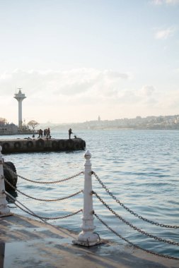 İstanbul 'un Anadolu kıyılarından İstanbul' un Boğaz manzarası