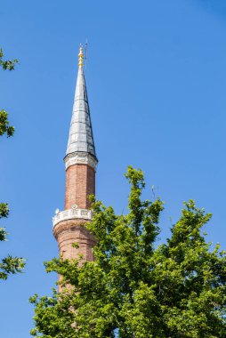 Müslüman camii dini, İslam dini, turizm ve seyahat kavramları minaresi