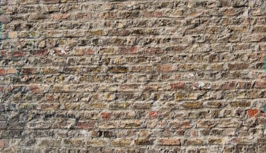 Arka plan olarak eski grunge tuğla duvar