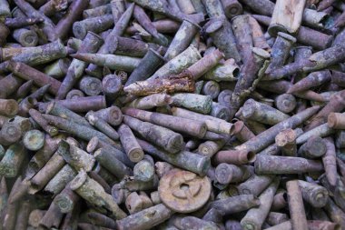 Eski paslı mermi mühimmat Çanakkale Savaşı