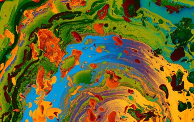 Canlı renklerin yoğun renkli bir karışımı. Soyut modern arkaplan şablonları tasarımı