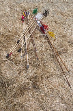 Retro ok eski silah sistemi okçuluk