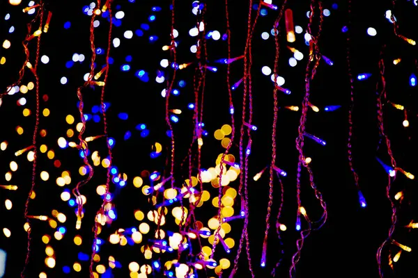 Belli bir tipte Noel ışıkları ve parti ışıkları.
