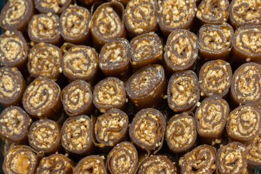 Türk stili meyve hamuru atıştırmalık olarak kurutuldu