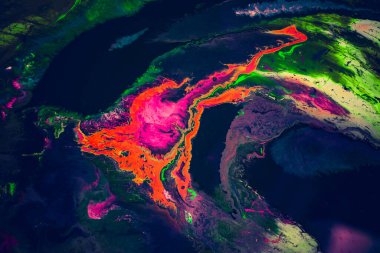 Geleneksel Osmanlı Türk mermer sanat modelleri soyut renkli arkaplan olarak