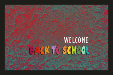 Davetiye, tanıtım posteri ve afiş için okul tasarım şablonu