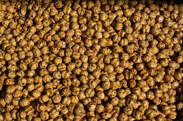 stock image Roasted chickpeas as Healthy and vegetarian food.