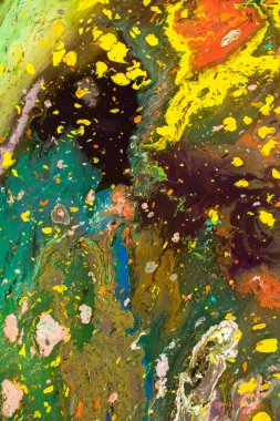 Geleneksel Osmanlı Türk mermer sanat modelleri soyut renkli arkaplan olarak