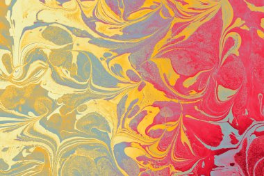 Canlı renklerin yoğun renkli bir karışımı. Soyut modern arkaplan şablonları tasarımı