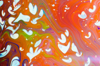 Geleneksel Osmanlı Türk mermer sanat modelleri soyut renkli arkaplan olarak