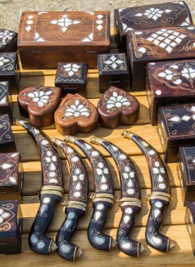 Osmanlı Türk tarzı Hançerler inci dişlerin anası ile