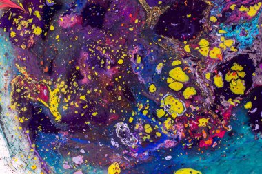 Geleneksel Osmanlı Türk mermer sanat modelleri soyut renkli arkaplan olarak