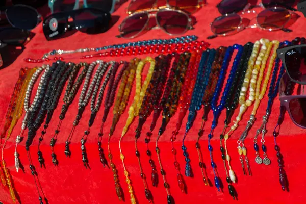 stock image Set of praying beads of various colors