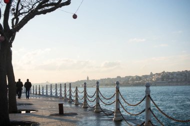 İstanbul 'un Anadolu kıyılarından İstanbul' un Boğaz manzarası
