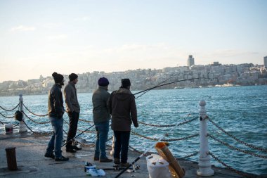 İstanbul 'un Anadolu kıyılarından İstanbul' un Boğaz manzarası