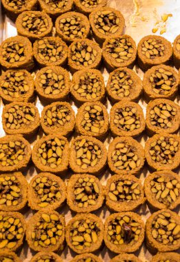 Pazar 'da Türk geleneksel çöl tatlıları