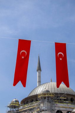 Müslüman camii dini, İslam dini, turizm ve seyahat kavramları minaresi