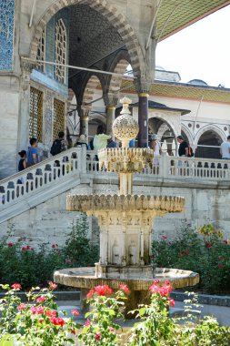 Topkapı Sarayı, Istanbul, Türkiye'nin çeşme