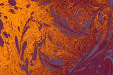 Soyut boyalı yaratıcı ebru sanat arka planı. Mermer desenli çiçek desenleri