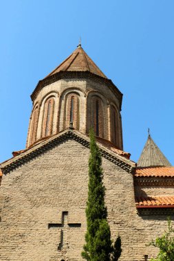 Tiflis Gürcistan şehir tarihi bir kilisede görünümünü