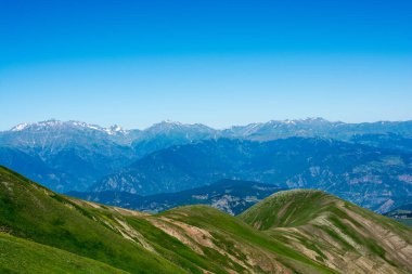 Türkiye 'nin Artvin dağlarındaki dağların manzarası