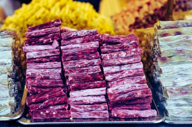 Türk lokumu veya lokum, nişasta ve şeker jölesine dayalı bir şekerleme ailesidir.