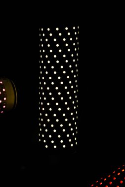 Belli bir tipte Noel ışıkları ve parti ışıkları.