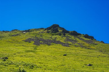 Türkiye 'nin Artvin dağlarındaki dağların manzarası