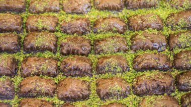 İstanbul 'dan geleneksel Türk tatlıları Baklava