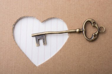 Bir sürü Retro biçimlendirilmiş altın renkli anahtar