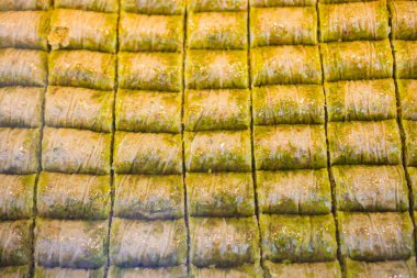 İstanbul 'dan geleneksel Türk tatlıları Baklava