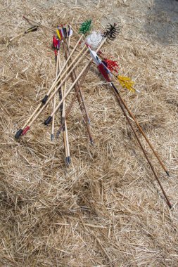 Retro ok eski silah sistemi okçuluk