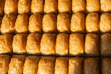 İstanbul 'dan geleneksel Türk tatlıları Baklava