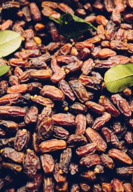 Lezzetli ve kurumuş hurma arkaplanı