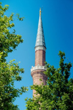 Müslüman camii dini, İslam dini, turizm ve seyahat kavramları minaresi