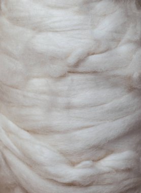 Doku arkaplanı olarak yün yığını