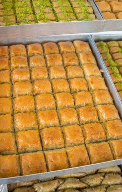 Pazar 'da Türk geleneksel çöl tatlıları