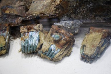 Kartuşları paslı mermi mühimmat Çanakkale Savaşı