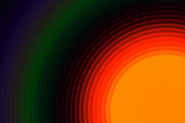 Colorful abstract background with circular lines clipart