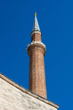 Osmanlı zaman cami taş Minare yapılmış