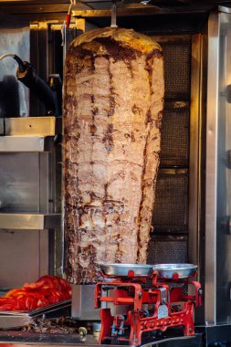 Geleneksel Türk Gıda Döner Kebap Shawarma et