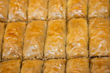 İstanbul 'dan geleneksel Türk tatlıları Baklava