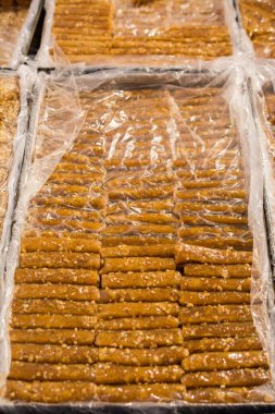 Türk stili meyve hamuru atıştırmalık olarak kurutuldu