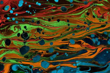 Kumaş için soyut yaratıcı mermer desen. Yazdırma için Ebru mermer efekt yüzey deseni tasarımı