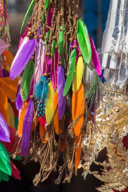 Yumuşak, güzel kuş tüyü ve deseni