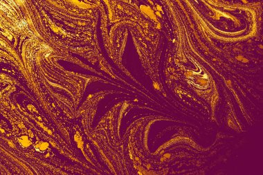 Kumaş için soyut yaratıcı mermer desen. Yazdırma için Ebru mermer efekt yüzey deseni tasarımı