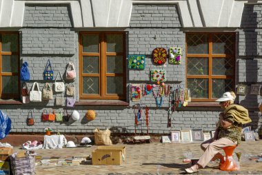 Kiev Ukrayna kökenli Andreevsky görünümünden