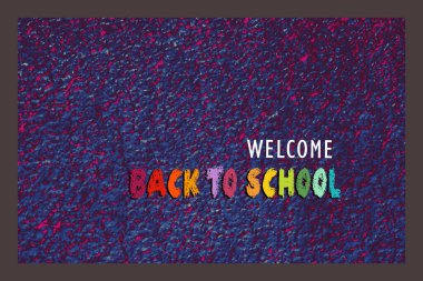 Davetiye, tanıtım posteri ve afiş için okul tasarım şablonu