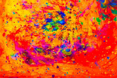 Renkli arkaplanda Grunge soyut boya desenleri